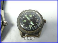 Webster Three Vintage Diver Watches For Restoration Parts