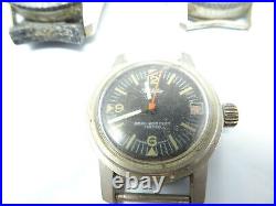 Webster Three Vintage Diver Watches For Restoration Parts