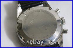 Westclox Chronograph Bidirectional Rotating Bezel 38mm Parts Watch