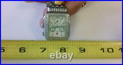 Womens Michele Deco Watch 0.60TCW Diamond Chrono. FOR PARTS ONLY, SOLD AS IS