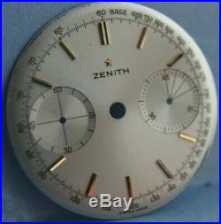 ZENITH 146 D Chronograph Dial and full set of hands 31.5mm