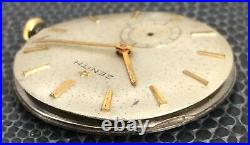 Zenith stellina 2531 NO Funciona For Parts Hand Manual 31,3 mm Vintage Watch