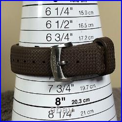 Zodiac Sea Dragon Men Rubber 38mm Analog For Watch Parts Or Repair Only 7 1/2